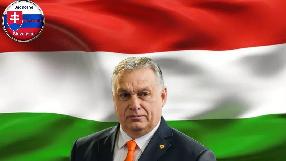 Orbán a vlajka