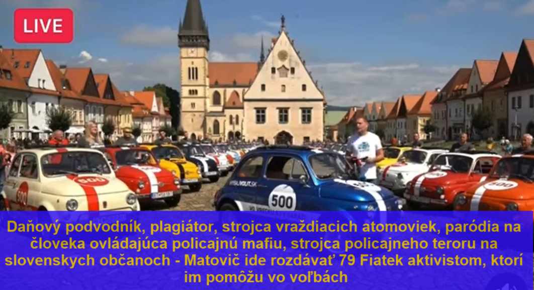 Matovičove Fiatky. Plechové truhly.