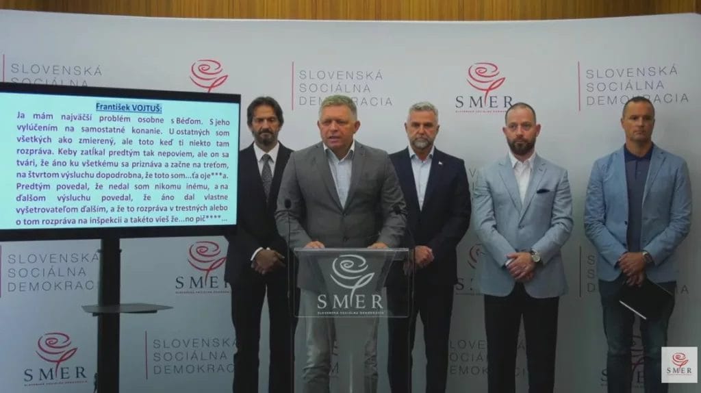 TB SMER - SSD: Aktuálne informácie o útoku na opozíciu po prepustení Tibora Gašpara - Veci Verejné