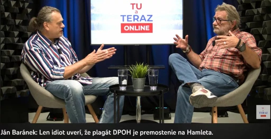 Ján Baránek: Len idiot uverí, že plagát DPOH je premostenie na Hamleta.