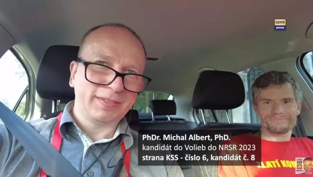 Michal Albert z Komunistickej strany Slovenska. Aby človek nevykorisťoval človeka