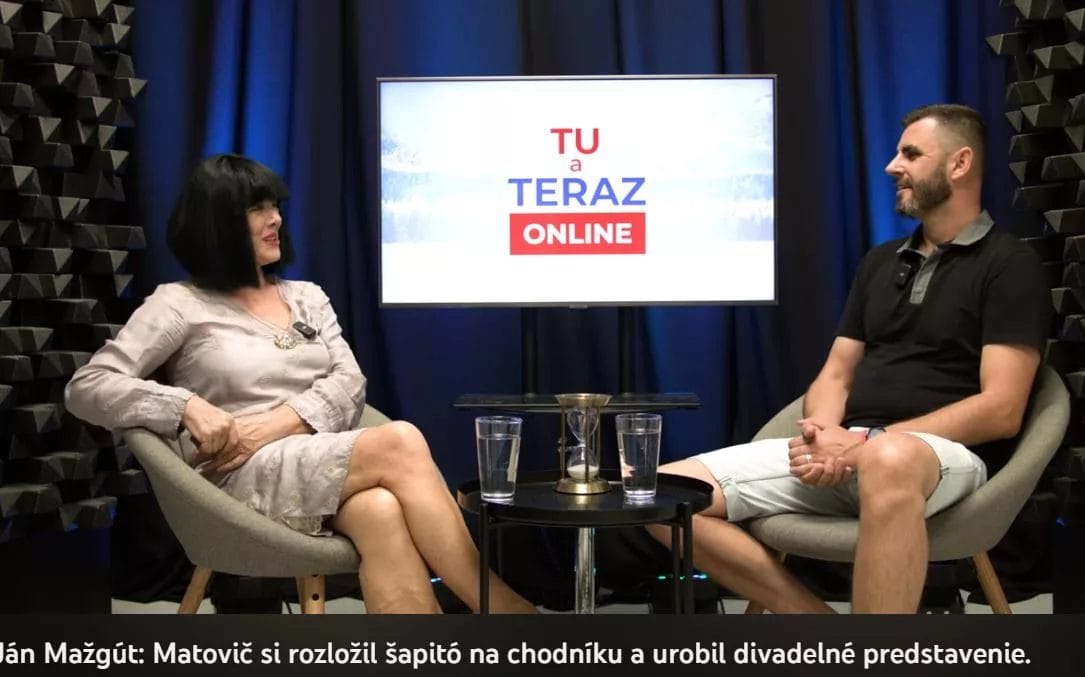 Ján Mažgút: Matovič si rozložil šapitó na chodníku a urobil divadelné predstavenie.