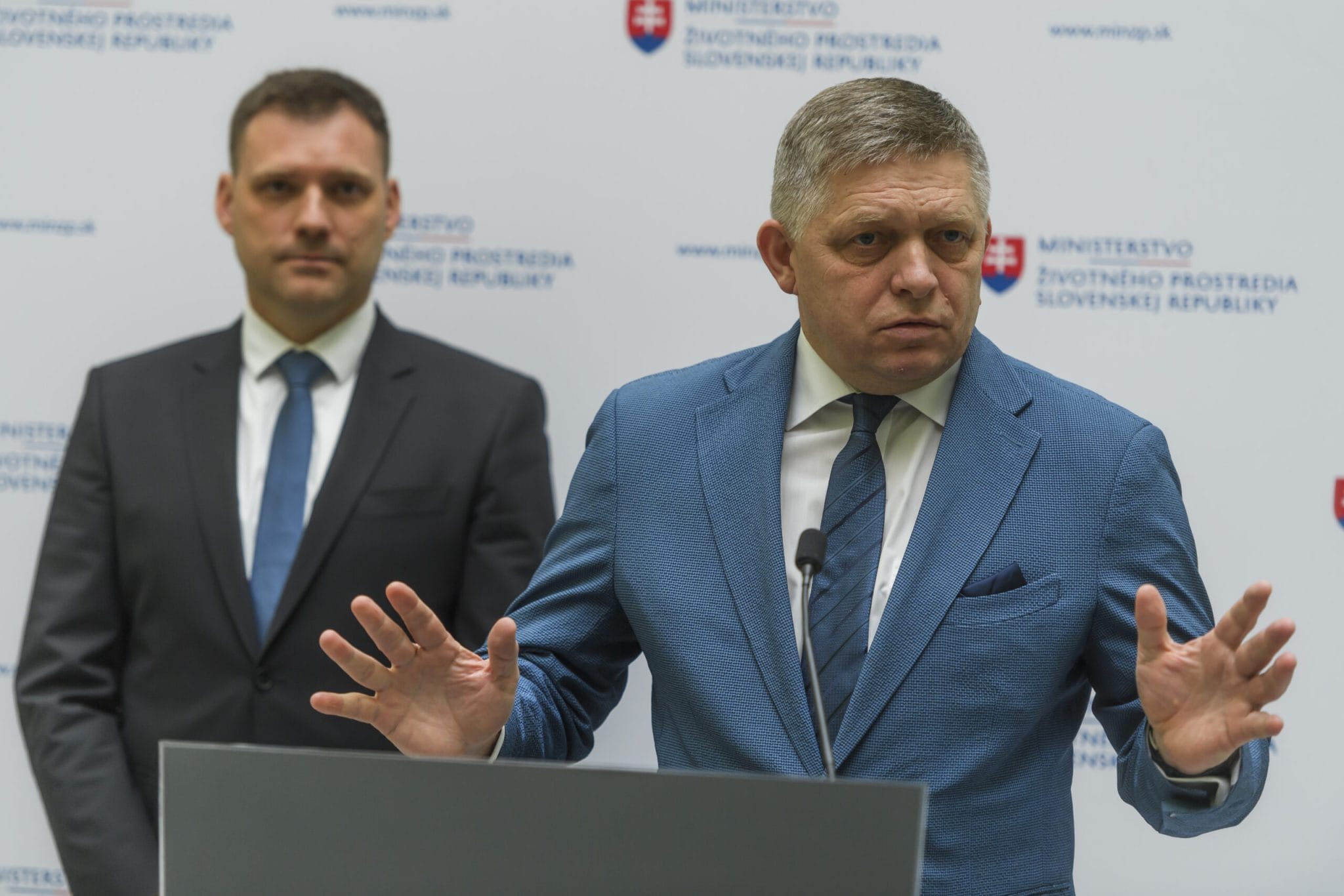 Predseda vlády SR Robert Fico navtívil Ministerstvo ivotného prostredia
