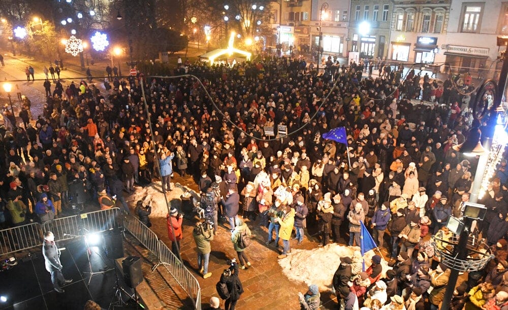 Protest v Košiciach, 12. 12. 2023 - fotogaléria - kosice.korzar.sme.sk