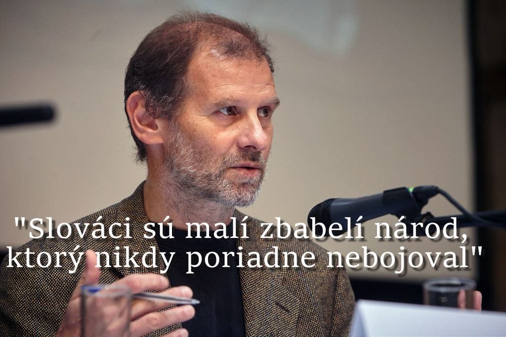 Šimečka st. Jeho slová v Prešove boli plné nenávisti, predsudkov a lží o Slovákoch