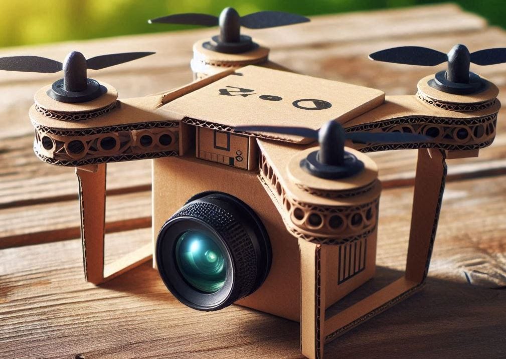 kartonový dron