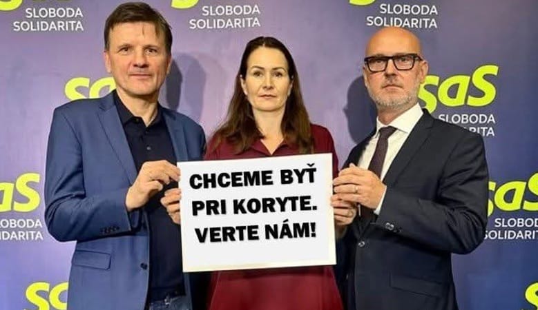 Vláda SR KONAJTE! PS A SAS od rána do večera klamú