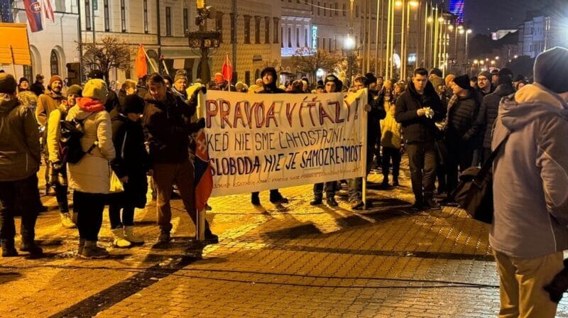 bystrica protest