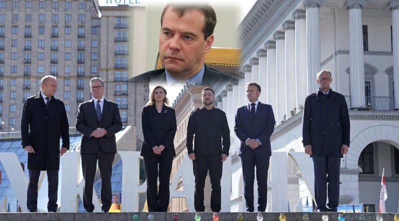 Medvedev spolku ochotných do Kyjeva - Strčte si vaše mierové plány do zadkov!