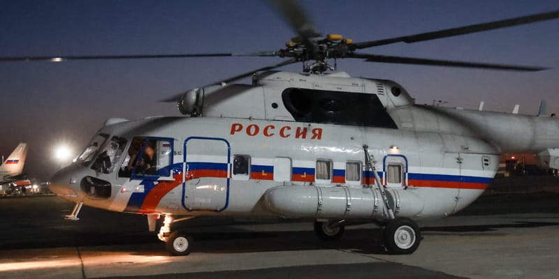 Putinov vrtuľník bol v centre útoku Kyjeva počas návštevy Kurskej oblasti