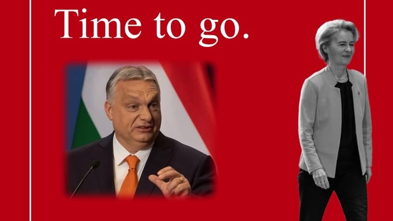 „Je čas ísť,“ napísal Viktor Orbán na sieti X von der Leyenovej.