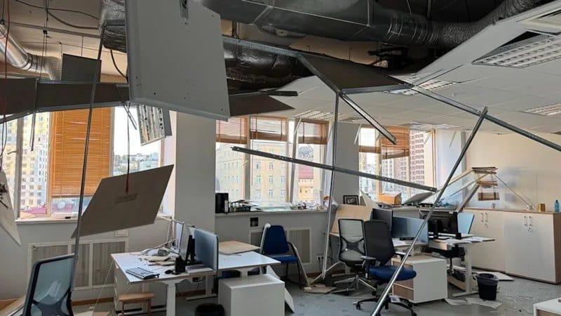 Ruský útok údajne zasiahol budovu EÚ v Kyjeve píše Bild