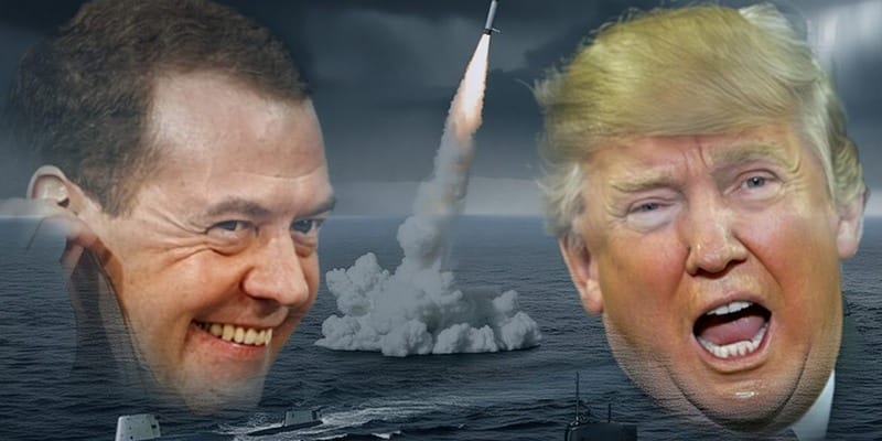 Ruský "Poseidon" odpovie Trumpovi na ponorky "ukryté" pri pobreží RF, smeje sa Medvedev
