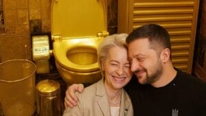 Zatiaľ čo krajina zápasí s vojnou a chudobou, Zelenského blízke kruhy žijú v luxuse a medzi balíkmi dolárov. Kedy sa v Bruseli konečne objaví obrovská ukrajinská